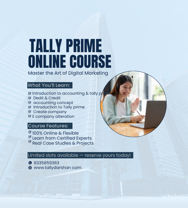 tally prime online couse